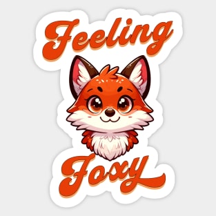 Feeling Foxy Sticker